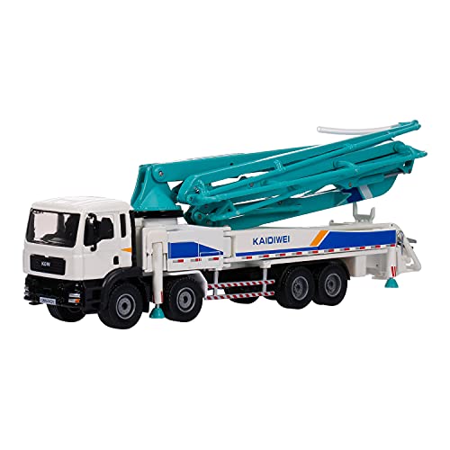 HUIOP 1:55 Modelo de camión de Coche de aleación Camión de Bomba de hormigón Adornos de Metal para Adultos Año Nuevo para,Concrete Pump Truck Alloy Model