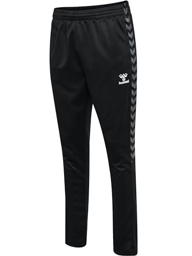 hummel hmlPANTALONES DE Entrenamiento AUTÉNTICOS Pantalones Informales, Negro, L Unisexo