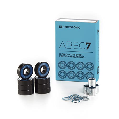 Hydroponic HY Bearings ABEC 7 Rodamientos, Adultos Unisex, Azul, L