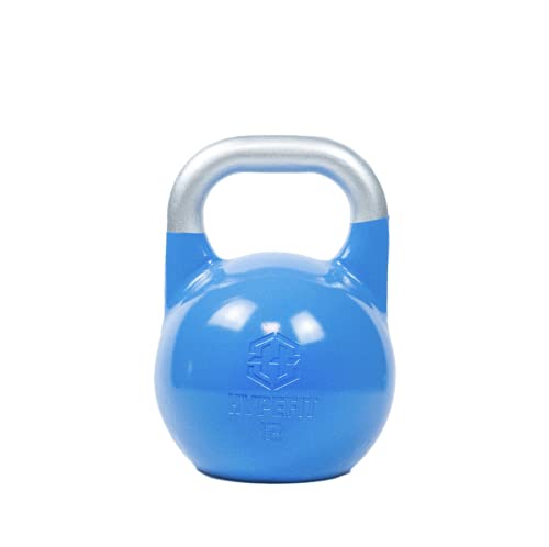 HYPEFIT Kettlebell 12 Kg de Competición | Pesa Rusa Kettlebell de 4 Kg a 32 Kg | Ideal para Fisicoculturismo | Pesas para Crossfit - Entrenamientos de Fuerza Musculatura y Core