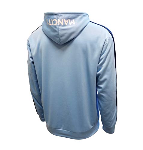 Icon Sports Manchester City F.C. - Sudadera con capucha para hombre, Hombre, MC24PH-LB, Color del equipo., S