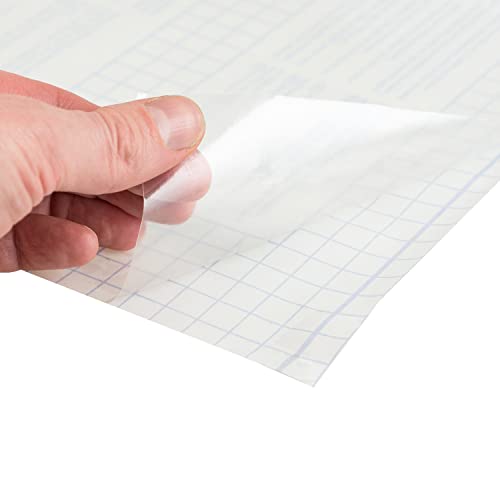 Idena 223035 - Lámina para libros autoadhesiva transparente, 5m x 40 cm, 1 rollo de lámina adhesiva