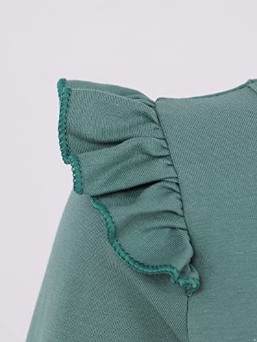 IEFIEL Maillot de Danza Ballet Para Niña Maillot de Gimnasia Ritmica Body de Danza Clásica Disfraz de Bailarina Niña Ropa Ballet Niña T Verde 13-14 años