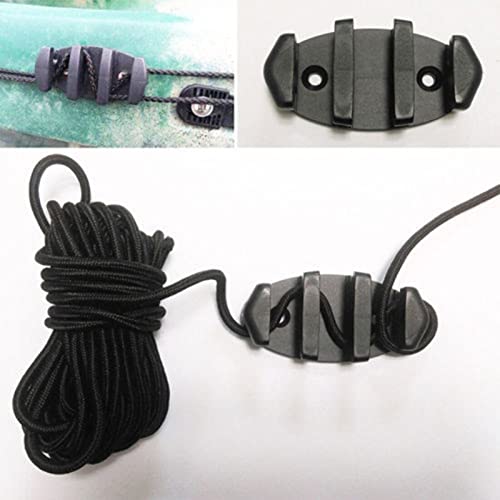 IGMA de Carro de Anclaje | Polea Bloque Kayak Canoa Barco - Cuerda Abrazadera Mosquetón Polea Anclaje Paracord Restricción del Movimiento del Kayak Tornillo Largo Tornillo Corto Tuerca de Goma