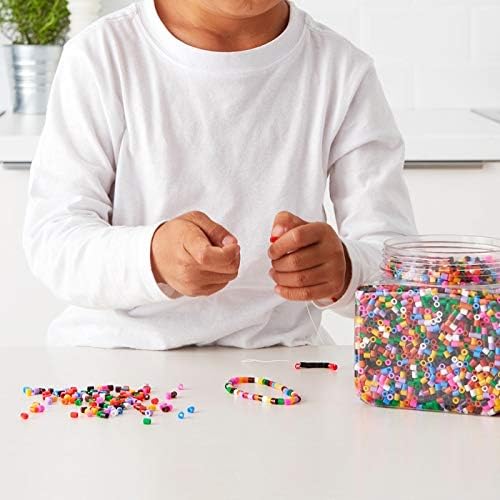 Ikea Pyssla - Juego de Perlas para Planchar (14.000 Cuentas, 4 Unidades), Multicolor