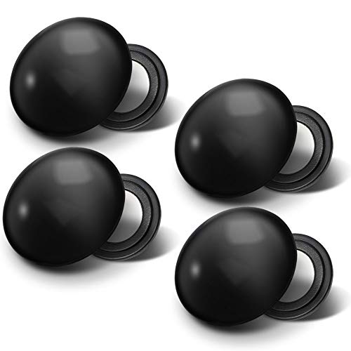 Imanes Dorsales Running, Opret Fijación Magnética Dorsal (4 Pack), Imanes Porta Dorsales para La Fijación del Número de Carrera, Accesorios de Maratón (Negro)