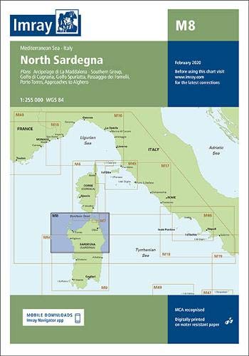 Imray Chart M8: North Sardegna (Imray M Charts)