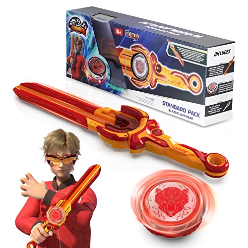 Infinity Nado Spinning Tops para Niños de Juguete de Metal, Beyblade Battle Tops Spinning Top Launcher Toy, Juguetes para niños Mayores de 5 años, Standard Pack - Blazing War Bear