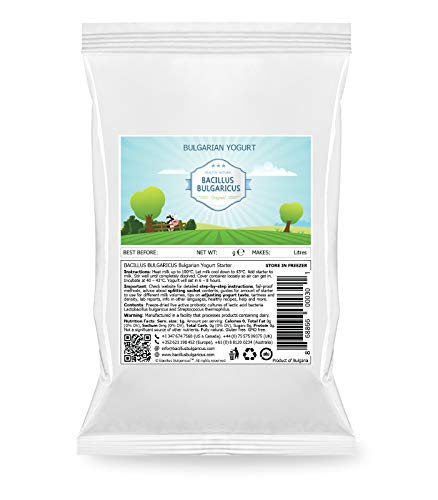 Iniciador de Yogur búlgaro - Bulgarian Yoghurt Starter (Pro - 8 GAL / 30 L)