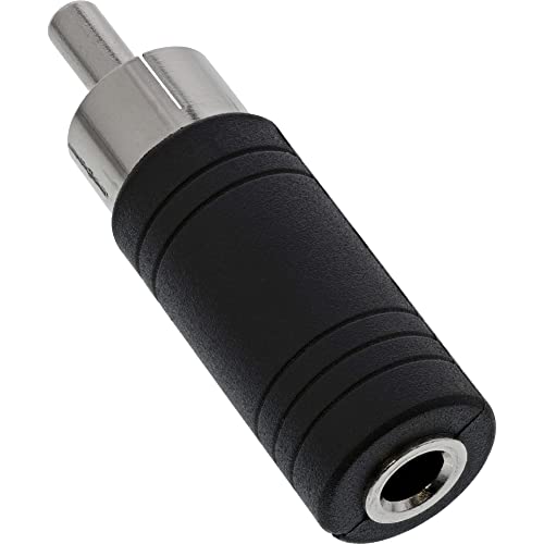 InLine 99325 - Adaptador de Audio (Conector RCA Macho a Conector Jack Hembra de 3,5 mm, Mono)