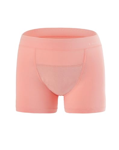 INNERSY Calzoncillos Niña Boxer Bragas Menstruales Deportivas Ropa Interior de Protección 3 Pack (12-14 Años, Rosa+Morado+Negro)