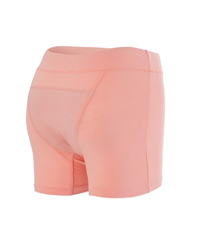 INNERSY Calzoncillos Niña Boxer Bragas Menstruales Deportivas Ropa Interior de Protección 3 Pack (12-14 Años, Rosa+Morado+Negro)