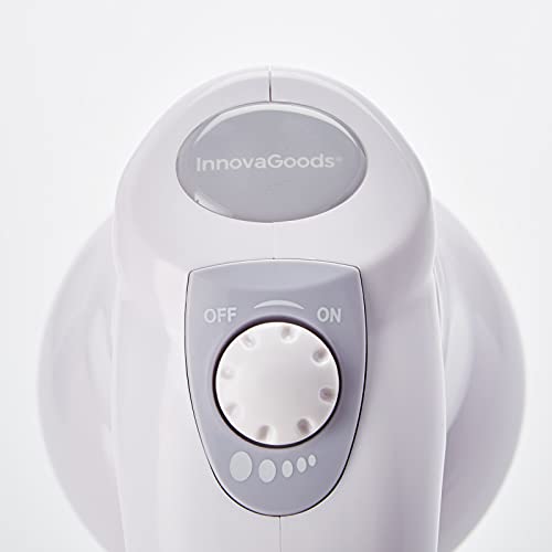 InnovaGoods® Masajeador Anticelulítico Eléctrico 5 en 1, masajeador con efecto adelgazante Incluye 4 cabezales intercambiables ideal para relajar, tonificar los músculos y moldear la figura.