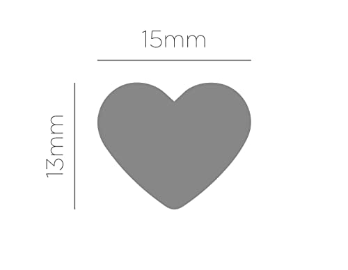 INNSPIRO Troqueladora de figuras Eva Foam Punch corazón 16mm.,perforadoras para Scrapbooking, DIY Manualidades, Creación de Tarjetas