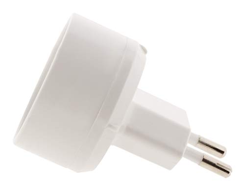 Inotech - Adaptador, con convertidores de enchufe 6a m, f, 16a, blanco