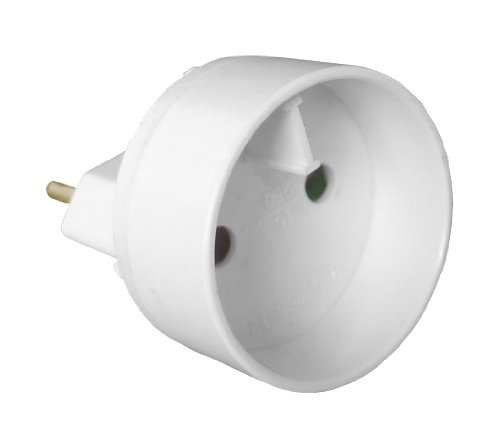 Inotech - Adaptador, con convertidores de enchufe 6a m, f, 16a, blanco