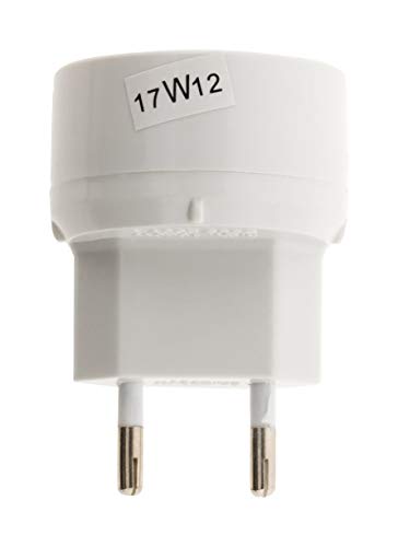 Inotech - Adaptador, con convertidores de enchufe 6a m, f, 16a, blanco