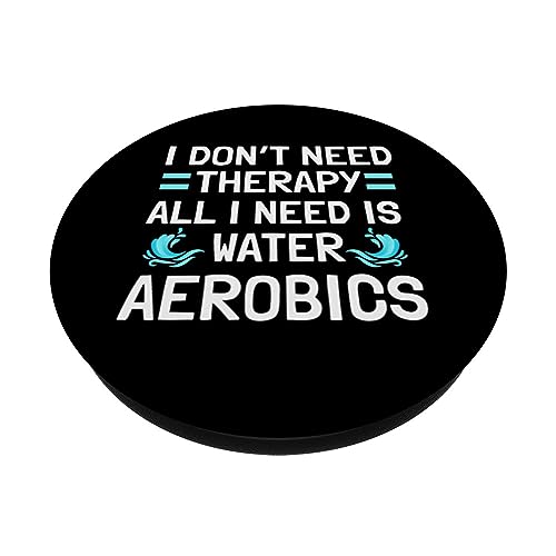 Instructor de aeróbicos acuáticos Waterobics Aquafitness PopSockets PopGrip Intercambiable