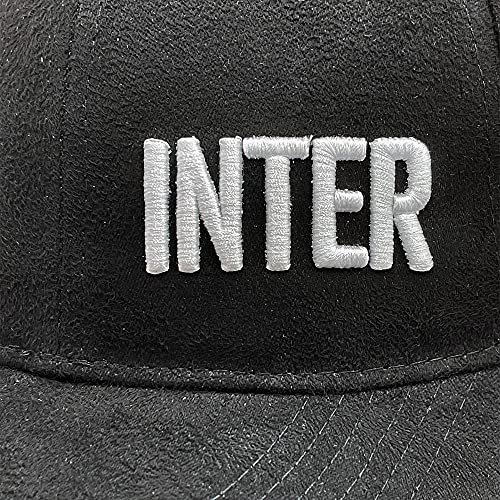 Inter - Gorra de béisbol con Visera Nuevo Logo, Gorra de fútbol Unisex - Adulto