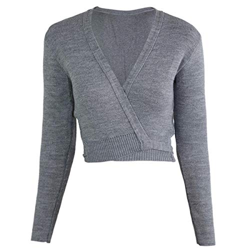 Intermezzo Chaqueta de ballet para mujer, 6000 Jersey Elisa - Color: Gris (033) - Talla: XL