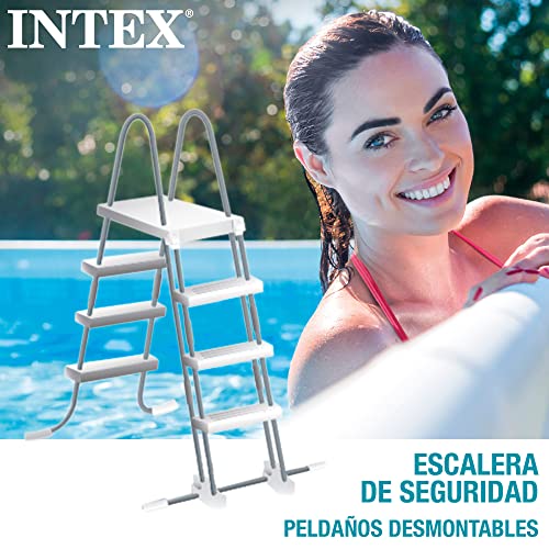 INTEX 55243 - Piscina desmontable rectangular con depuradora prism frame