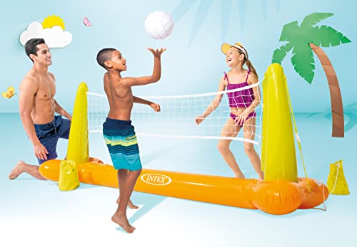 Intex Pool Volleyball Game Set Rectangular, Naranja/Verde, de 7 a 11 años 56508NP