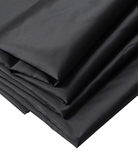 IPEA Tejido de Forro 200 x 150 cm color Negro - Made in Italy – Tejido al Metro para Costura, Ropa, Forros, Chaquetas, Pantalones, Faldas, Muebles, Almohadas - Tela Lisa para Coser y Forrar