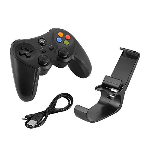 iPega PG-9078 Bluetooth Gamepad controlador de juego inalambrico con soporte de telefono ajustable para Android iOS Smartphone Windows PC TV TV Box Tablet