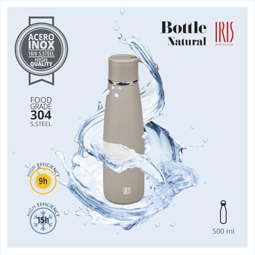 IRIS BARCELONA - BOTELLA TERMO NATURAL 500ML VISÓN - Beis - Otros