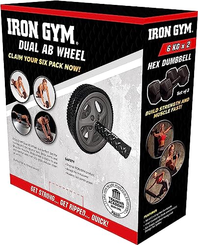 Iron Gym Dual Ab Wheel - Espalda y musculatura de espalda