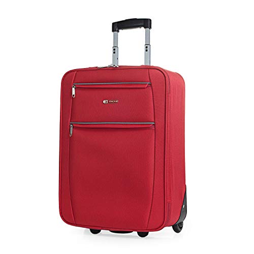 ITACA - Maletas de Viaje - Maleta Cabina 55x40x20 - Maletas de Viaje Cabina Material EVA Superligero - Maleta de Cabina Avion - Maleta de Mano. Maleta Pequeña T71950, Rojo