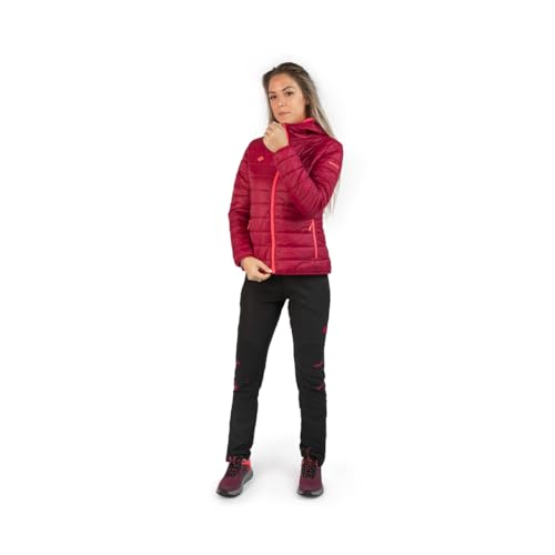 Izas - Chaqueta de Fibra para Mujer - Chaqueta Térmica de Rápido Secado con Cierre de Cremallera - Material Transpirable Ideal para Actividades al Aire Libre - Sindu Rosa - Talla XXL