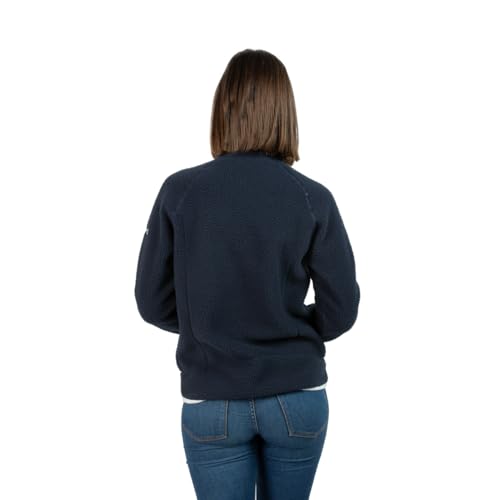 Izas - Chaqueta Polar para Mujer - Chaqueta con Cierre y Bolsillos de Cremallera - Chaqueta Térmica Polar con Forro - Rápido Secado - Ideal para Actividades al Aire Libre - Hortus Azul Oscuro - S