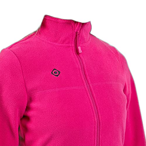 Izas - Forro Polar para Mujer - Chaqueta Polar con Cuello Alto y Cremallera - Forro Polar de Invierno Ligero y de Secado Rápido - Ideal para Actividades al Aire Libre - Padru Fucsia - XXL