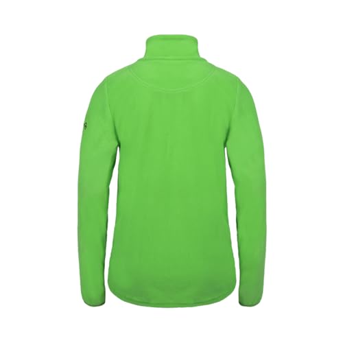 Izas - Forro Polar para Niños - Chaqueta Polar con Cuello Alto y Cremallera - Forro Polar de Invierno Ligero y de Secado Rápido - Ideal para Actividades al Aire Libre - Padru Color Verde - Talla 12