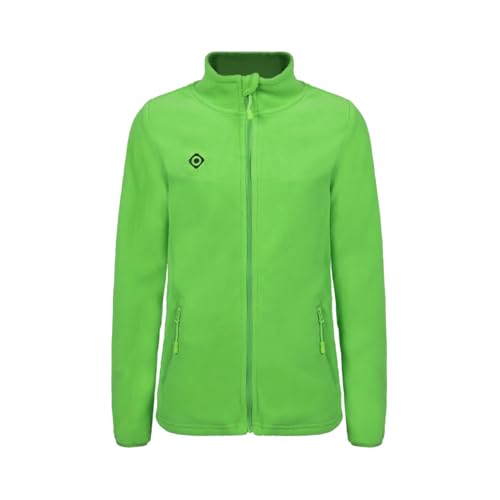 Izas - Forro Polar para Niños - Chaqueta Polar con Cuello Alto y Cremallera - Forro Polar de Invierno Ligero y de Secado Rápido - Ideal para Actividades al Aire Libre - Padru Color Verde - Talla 12