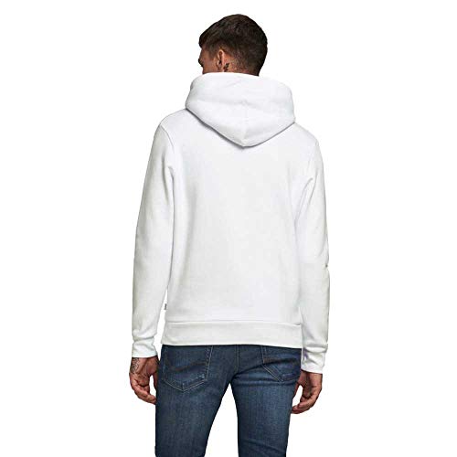 JACK & JONES Herren Jjecorp Old Logo Sweat Hood Noos Kapuzenpullover, White, L EU