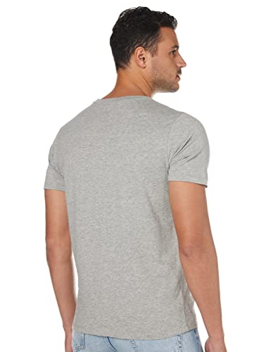 Jack & Jones Jjecorp Logo tee SS Crew Neck Noos T-Shirt, Light Grey Melange, M para Hombre