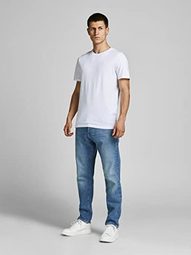 JACK & JONES Jjeorganic Basic tee SS O-Neck 5pk MP Camiseta, Black/Pack:2white 2navy 1black, M para Hombre