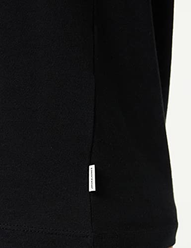 Jack & Jones Jjeorganic Basic tee SS O-Neck Noos Camiseta, Black Detail, L para Hombre