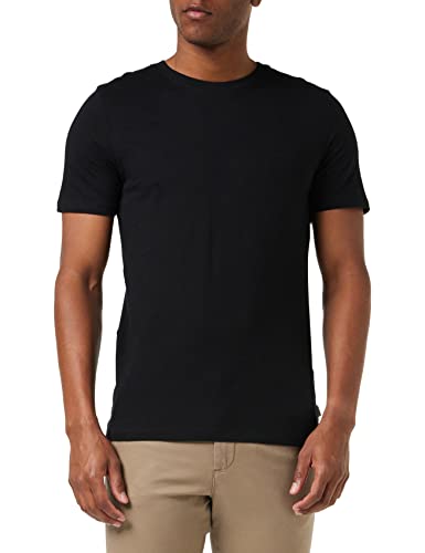 Jack & Jones Jjeorganic Basic tee SS O-Neck Noos Camiseta, Black Detail, L para Hombre