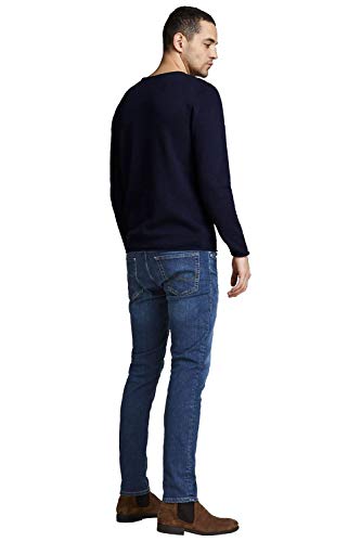 JACK & JONES Jjiglenn Jjoriginal Am 814 Noos Vaqueros Slim, Azul, 28W / 30L para Hombre