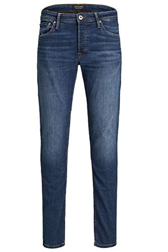 JACK & JONES Jjiglenn Jjoriginal Am 814 Noos Vaqueros Slim, Azul, 28W / 30L para Hombre