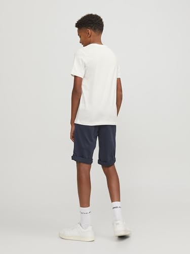 Jack & Jones Junior Jjibowie Jjshorts Solid Sa Jr Bermudas, Blazer Azul Marino, 170 para Niños