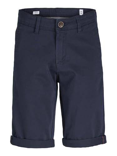 Jack & Jones Junior Jjibowie Jjshorts Solid Sa Jr Bermudas, Blazer Azul Marino, 170 para Niños