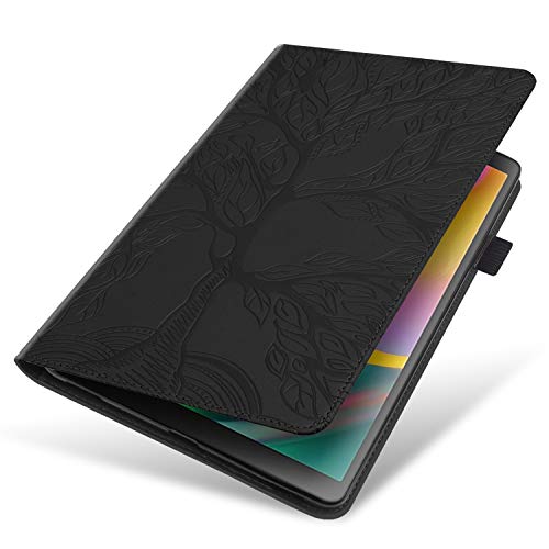 Jajacase Funda para Lenovo Tab E10 10.1 2018,TB-X104F Tableta Cubierta - Folio Libro Wallet Case Flip Cover Estuche Protector Carcasa con Soporte,Cuero PU Silicona,Negro