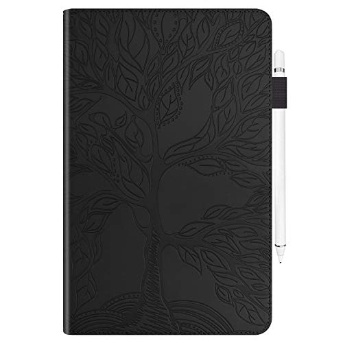 Jajacase Funda para Lenovo Tab E10 10.1 2018,TB-X104F Tableta Cubierta - Folio Libro Wallet Case Flip Cover Estuche Protector Carcasa con Soporte,Cuero PU Silicona,Negro