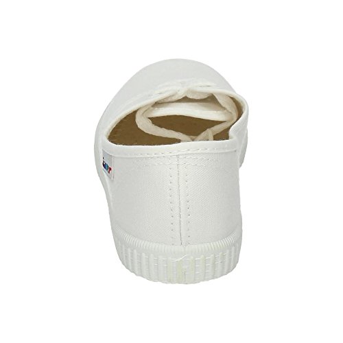 JAVER 60 Bambas Lona Ingles Mujer Zapatillas Blanco 39