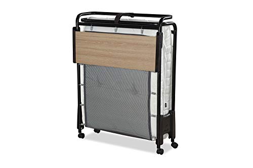 JAY-BE Cama plegable Revolution con microcolchón E-Pocket, compacta, individual