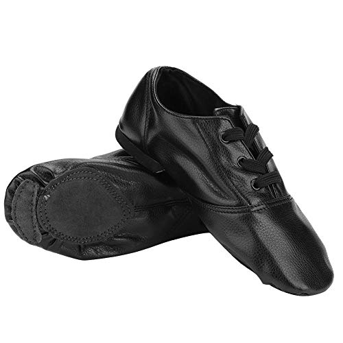 Jazz Dance Zapatos de PU jazz elásticos slip-on jazz zapatos para adultos niños (39)